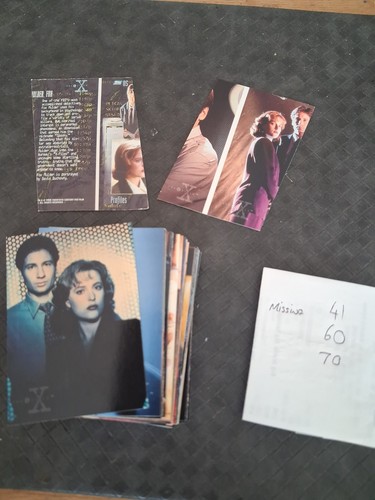 Xfiles trading cards series - trading,